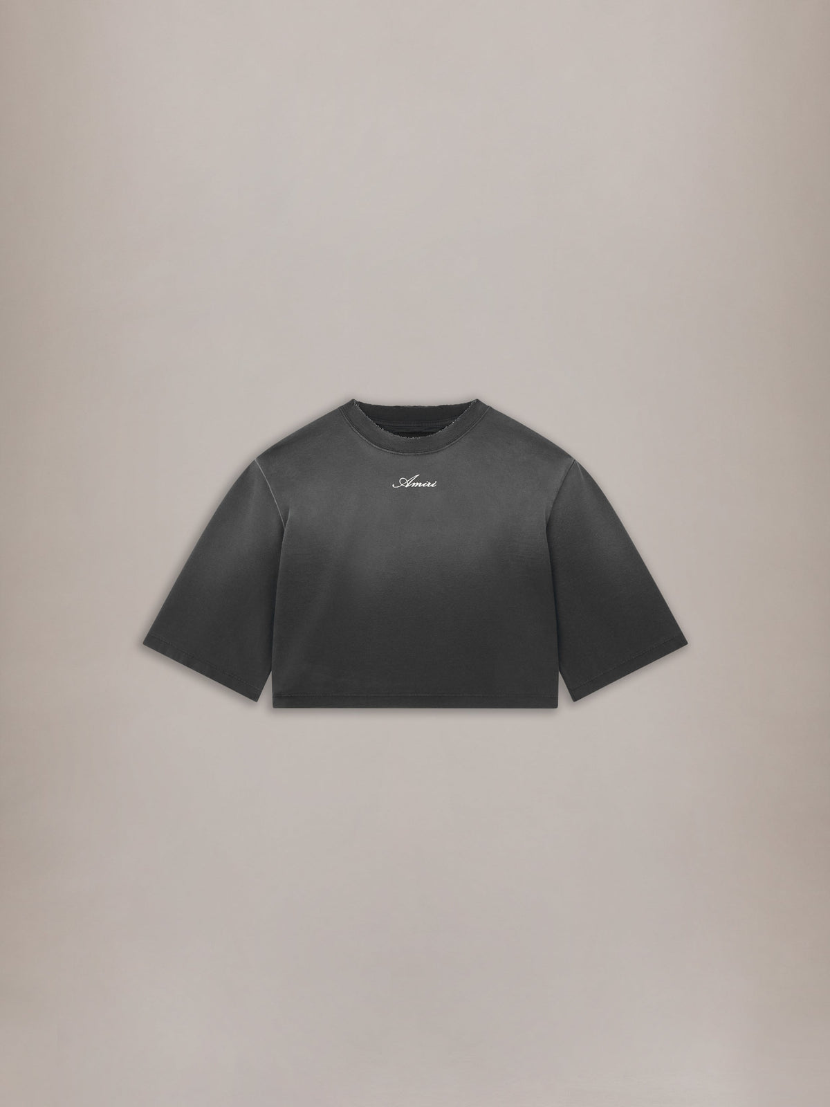 WOMEN'S AMIRI CROPPED TEE - Black