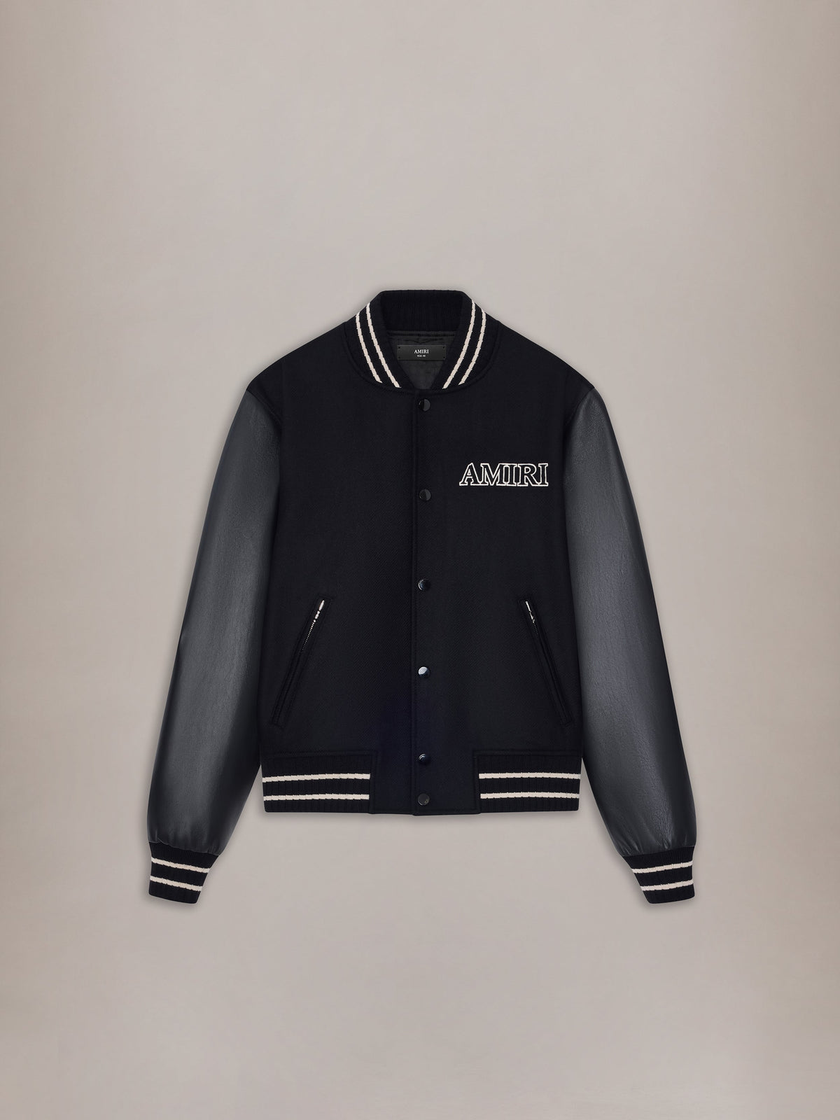 AMIRI VARSITY JACKET - BLACK