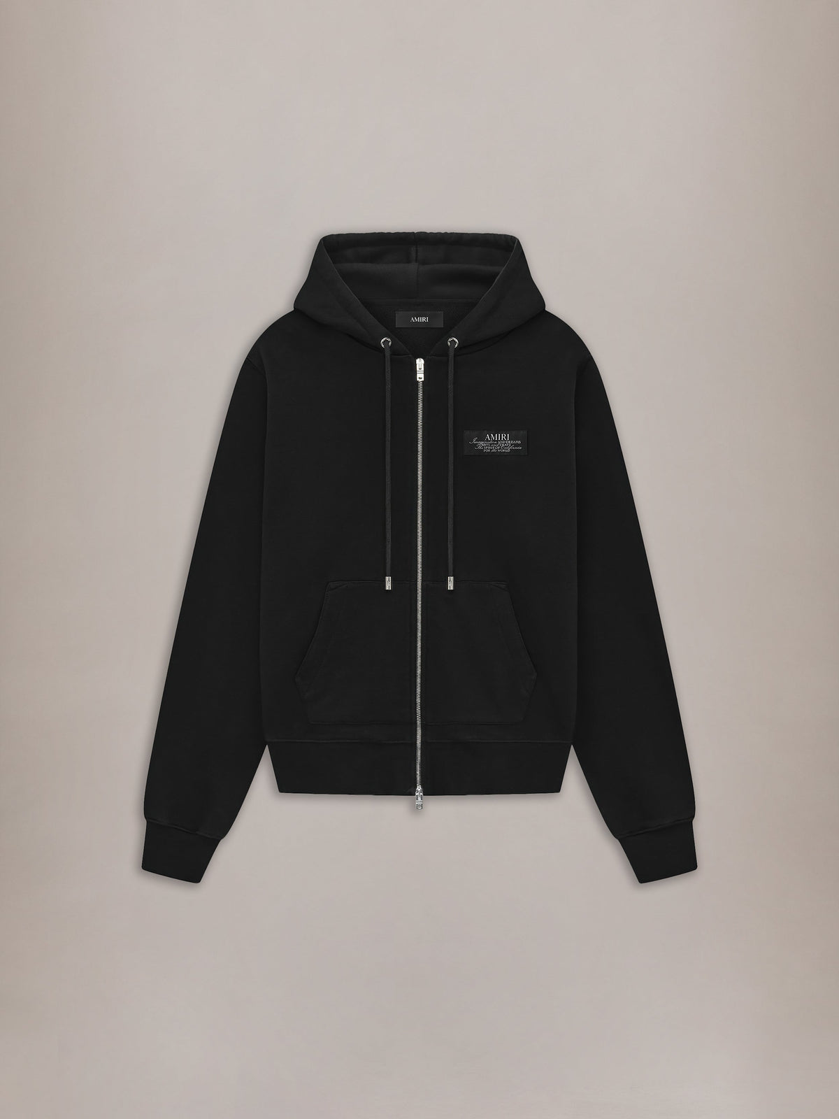 AMIRI SPIRIT ZIP HOODIE - Black