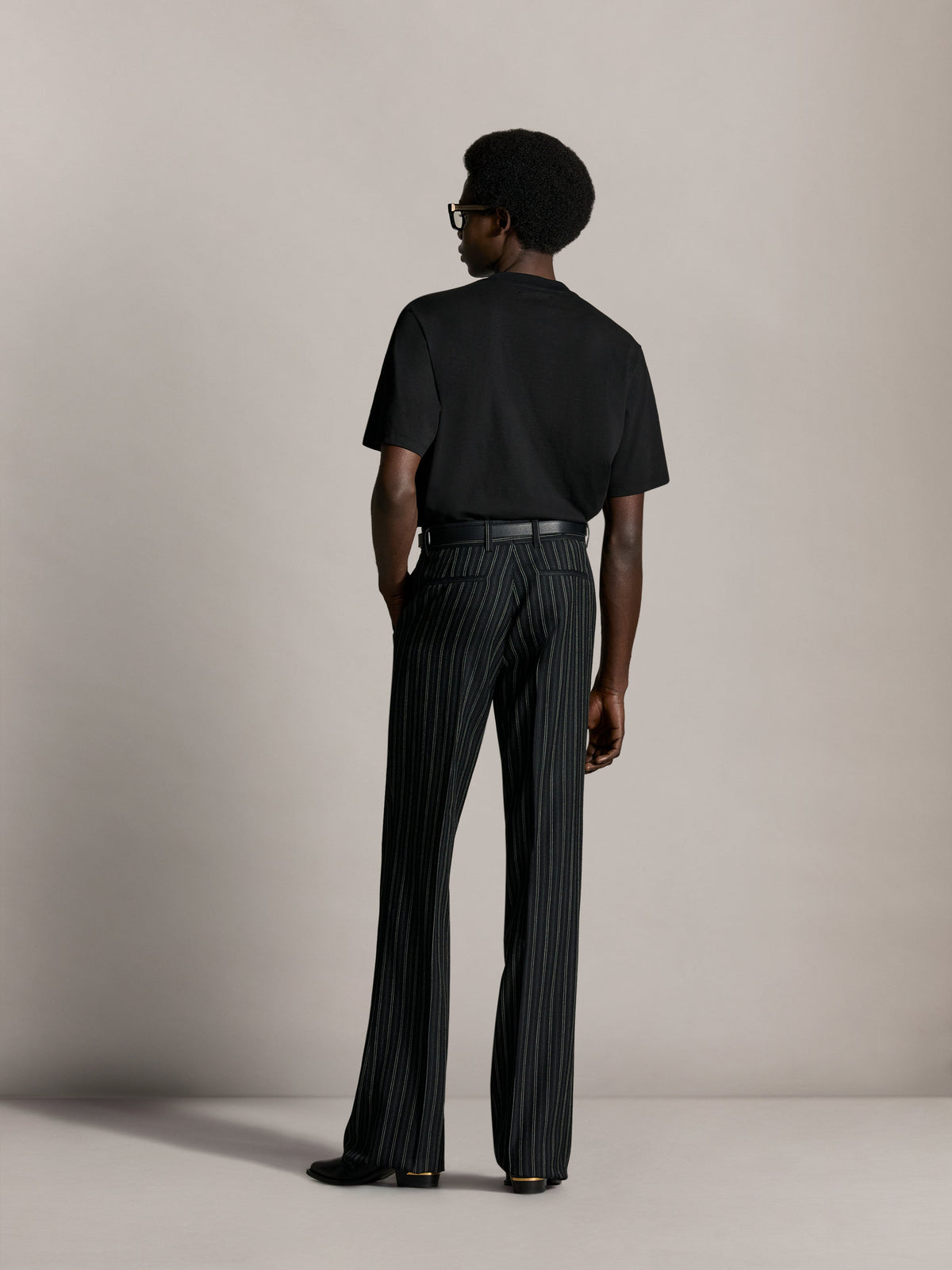 AMIRI COLLEGIATE BOX TEE - Black view 4