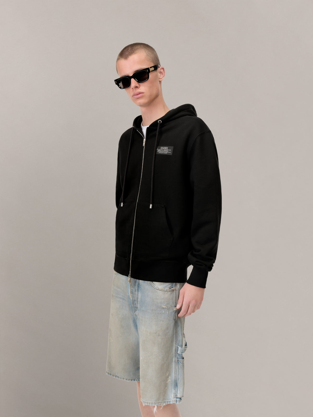 AMIRI SPIRIT ZIP HOODIE - Black view 4