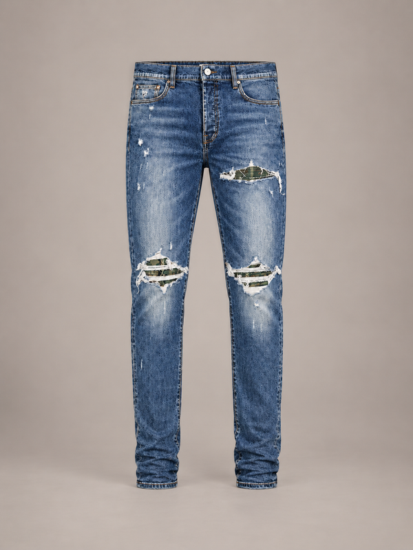 INDIGO GREEN PATCH MX1 JEAN