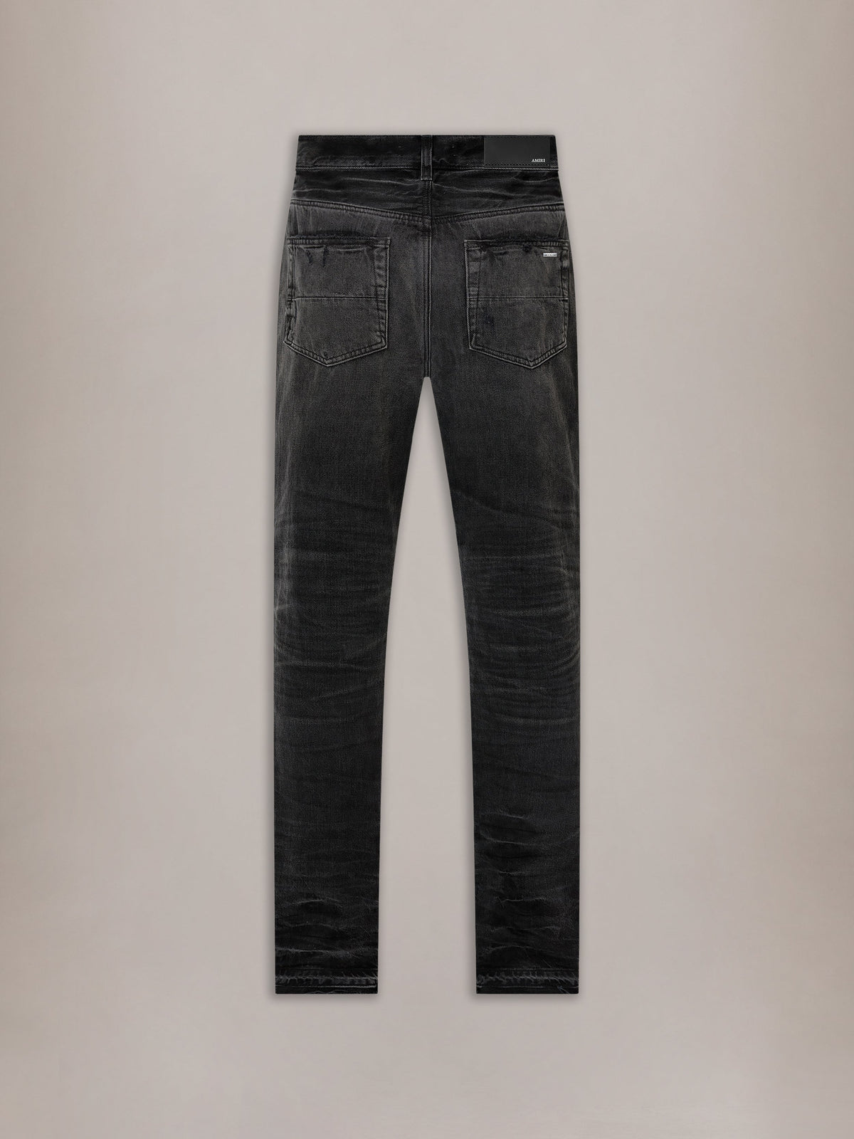 LEATHER STRAIGHT MX1 JEAN - Vintage Black view 2